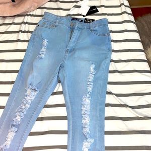 Light Wash Skinny Jeans